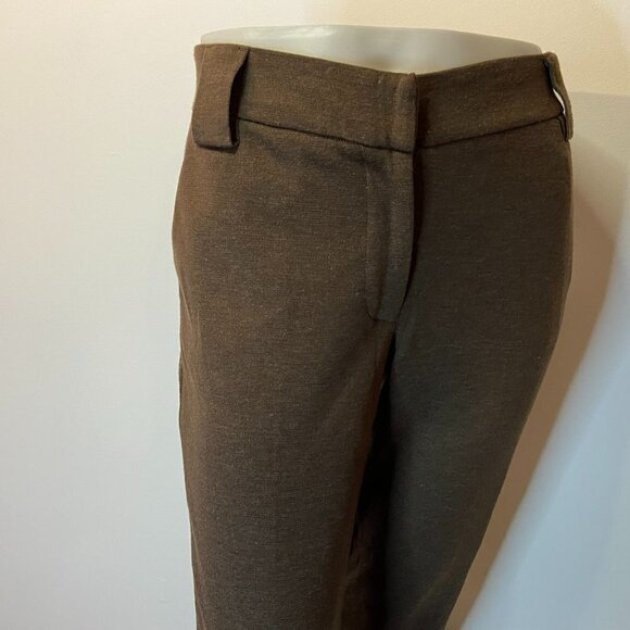 UNIFORM JPR JohnPaulRichard Women's Brown Knit Slim Pant - Size 6 - NWT $44 - Picture 2 of 5